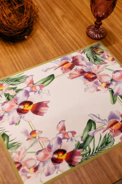 ORQUÍDEA -TRILHO DE MESA