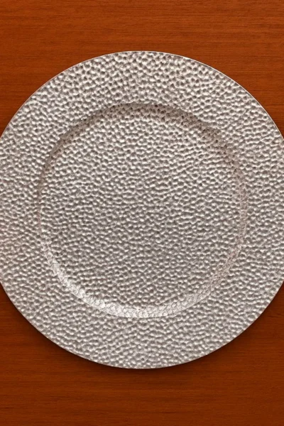 SOUSPLAT MARTELADO PRATEADO