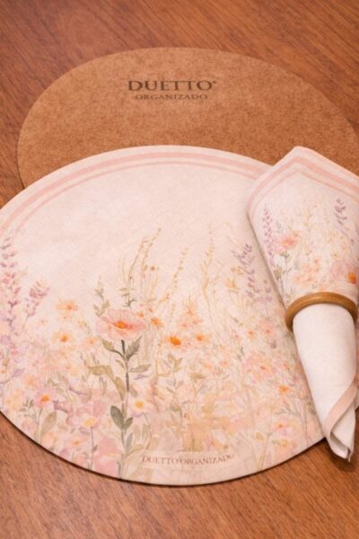 FLORES DO CAMPO - KIT COMPLETO COM BASE E ANEL