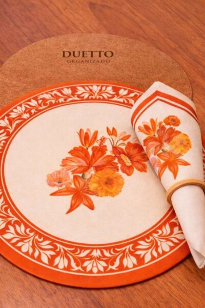 HIBISCO IMPERIAL - KIT COMPLETO COM BASE E ANEL