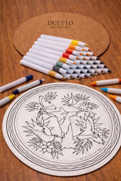 RIO COLORIR - KIT COMPLETO COM BASE E ANEL