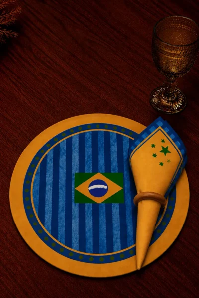 Brasilidade Kit Sousplat 2 em 1