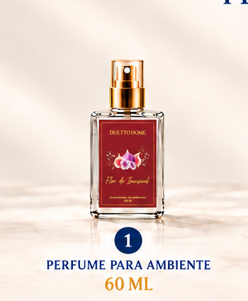 FLOR INVISÍVEL - PERFUME PARA AMBIENTE - PERSONALIZADA 60ML